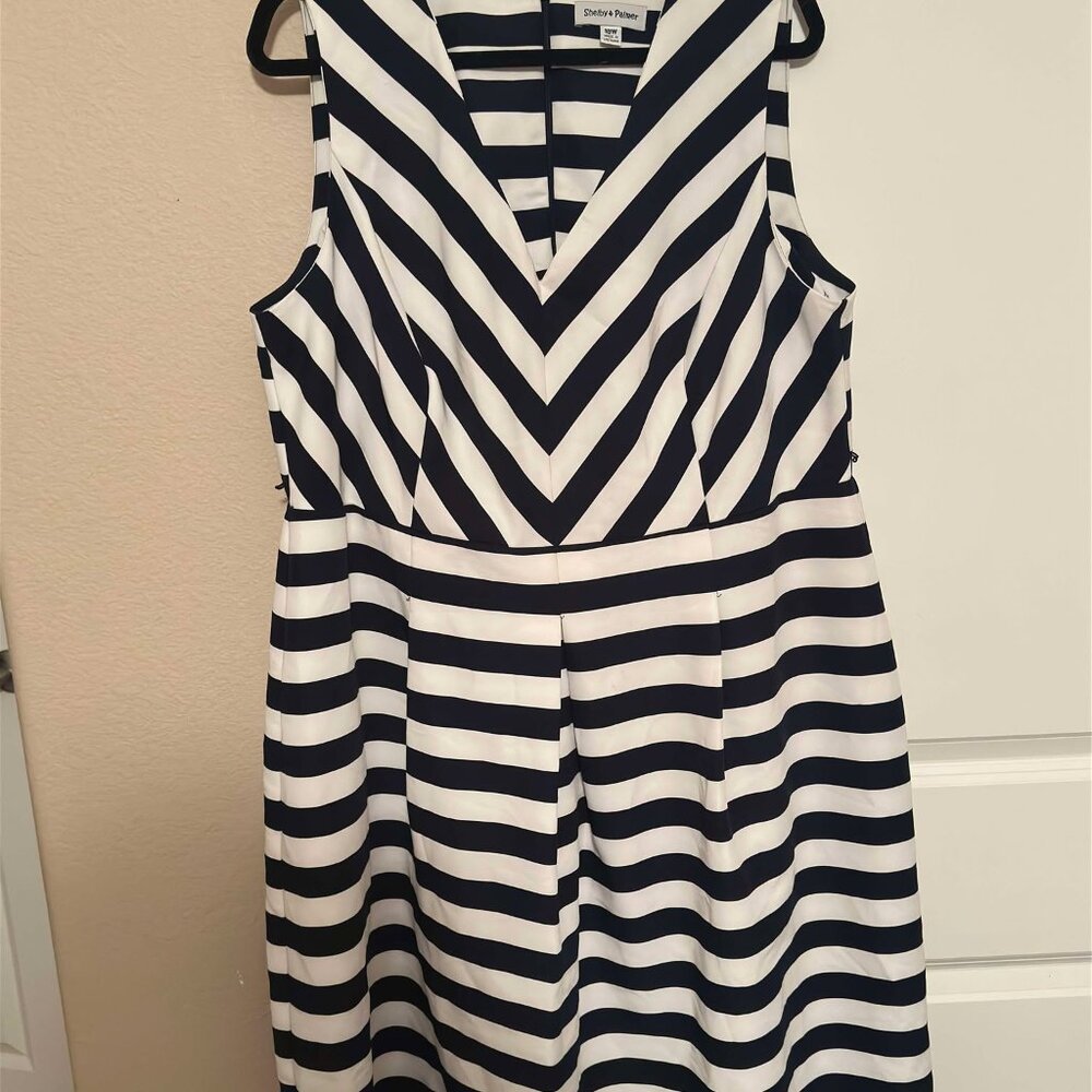 Shelby & Palmer Navy & White Dress
